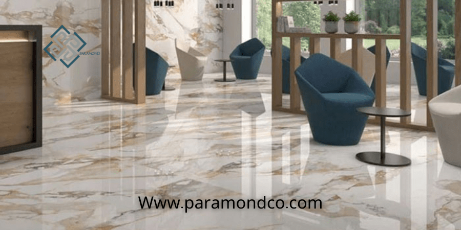 سرامیک کف پذیرایی طرح گرانیتی