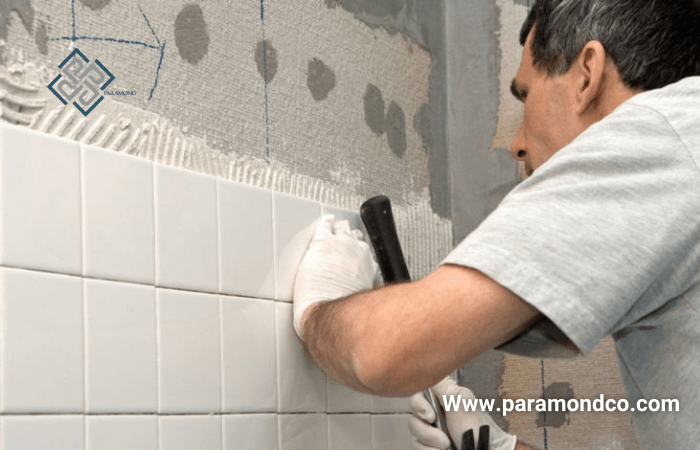 کاشی کاری آسان با چسب کاشی