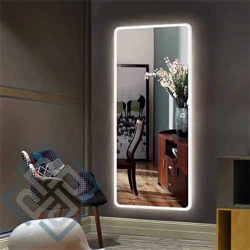آینه با نور LED