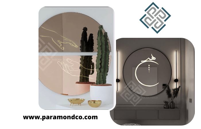 آیینه دکوراتیو گرد