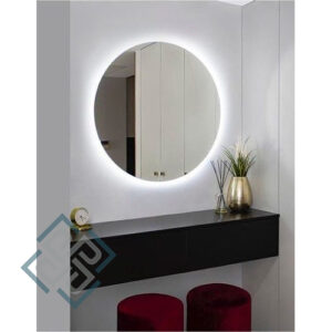 آینه گرد نور دار بک لایت (led) 80 سانت