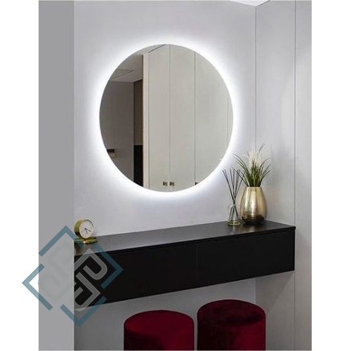 آینه گرد نور دار بک لایت (led) 80 سانت