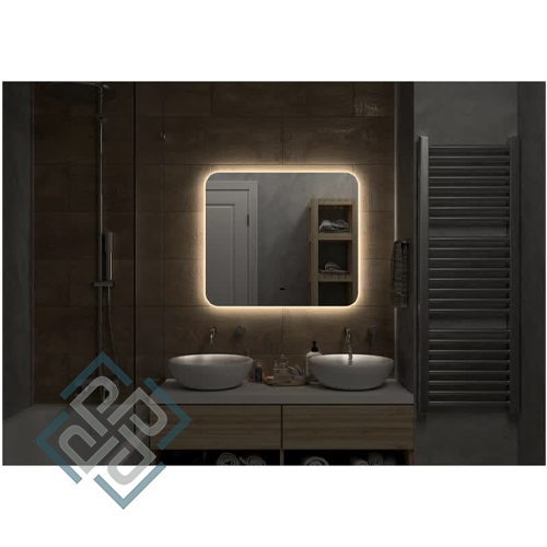آینه دکوراتیو بک لایت مربع